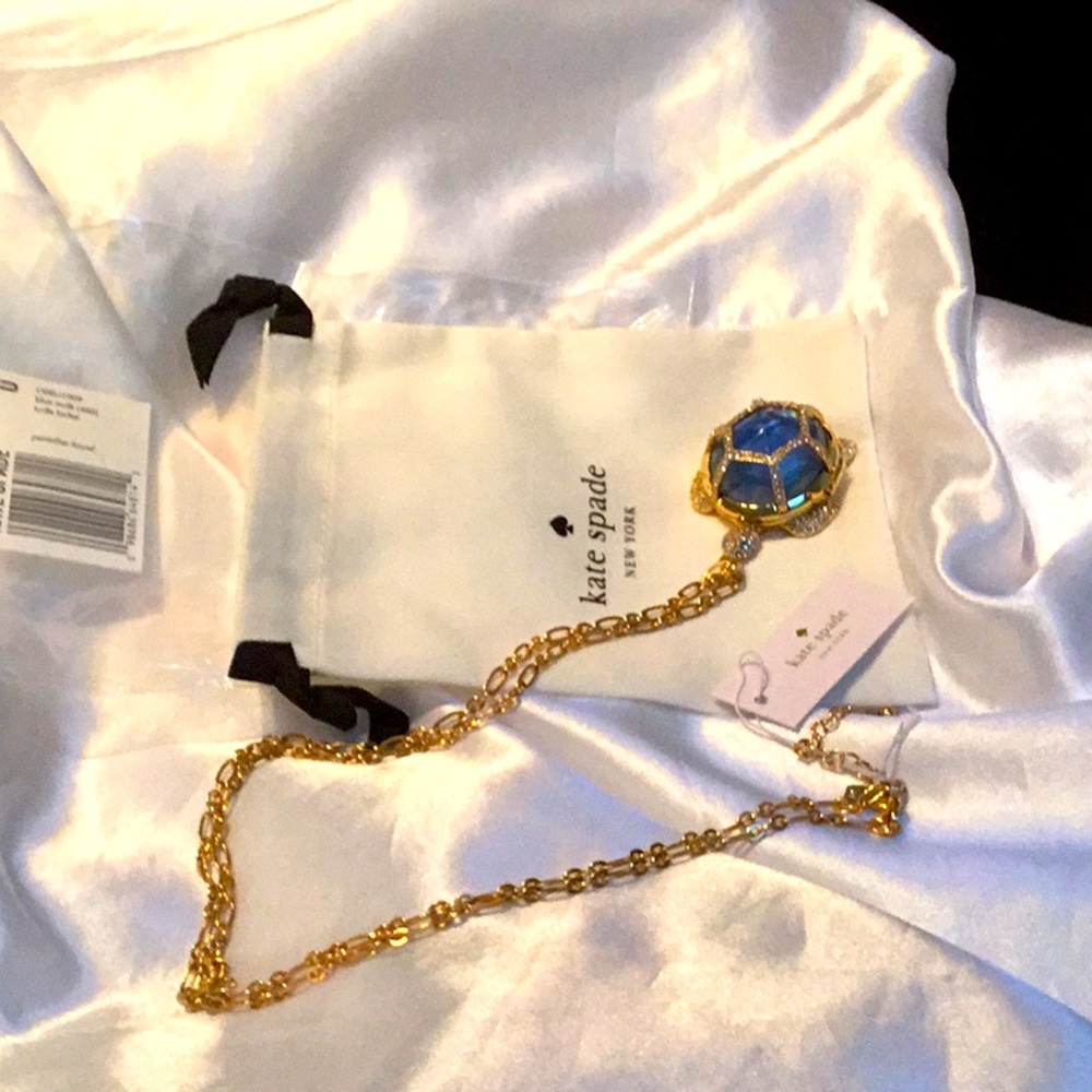 KATE SPADE TURTLE LOCKET NECKLACE